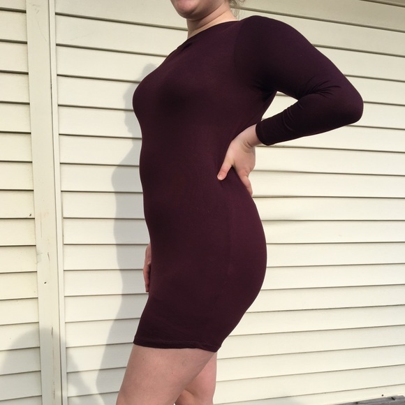 H&M Burgundy Dress - Picture 2 of 4